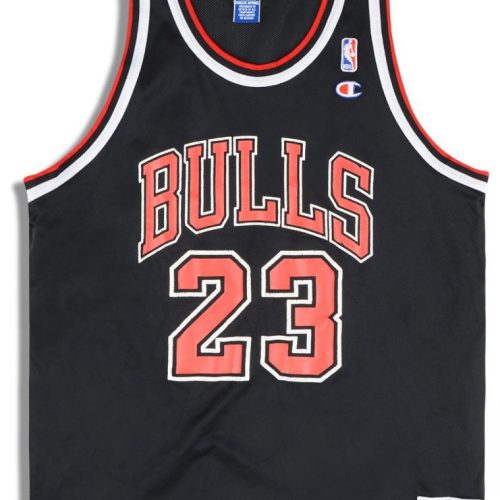 1996-97 CHICAGO BULLS JORDAN #23 CHAMPION JERSEY (ALTERNATE) Y