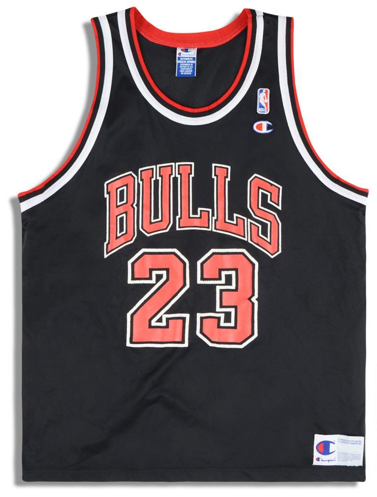 1996-97 CHICAGO BULLS JORDAN #23 CHAMPION JERSEY (ALTERNATE) Y 1 1996 97 bulls jordan 23 champion alt. front 21 57aadd8d 5dd3 4a24 906a a3c53c5aafe5