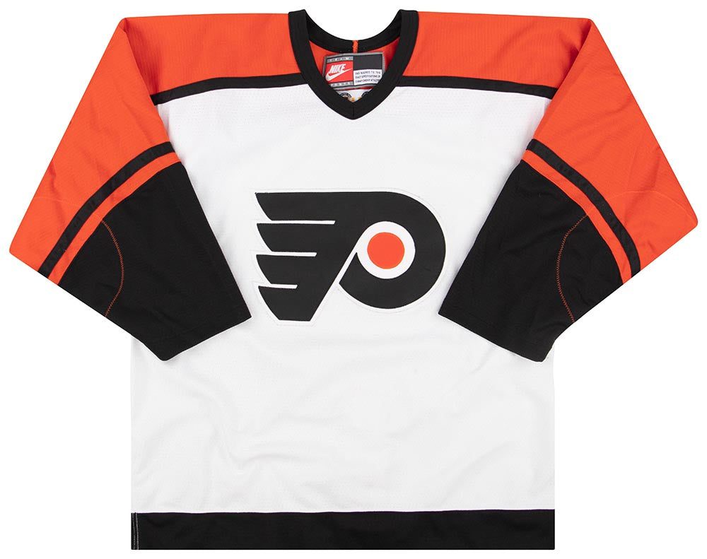 1997-99 PHILADELPHIA FLYERS AUTHENTIC NIKE JERSEY (HOME) L 1 1997 01 flyers auth nike home front