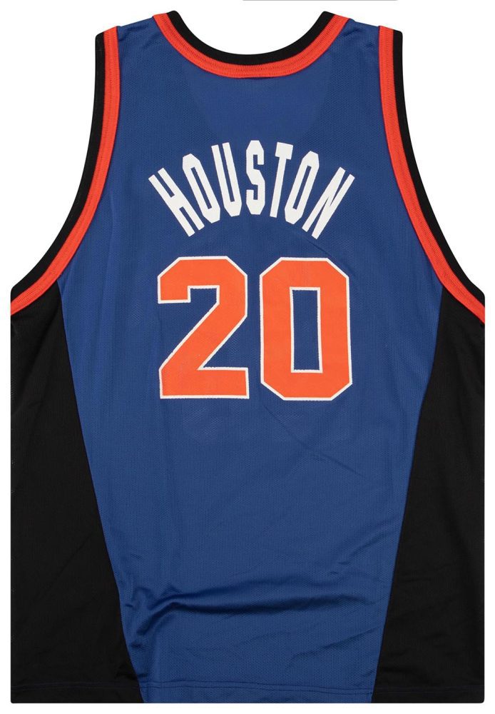 1997-01 NEW YORK KNICKS HOUSTON #20 CHAMPION JERSEY (AWAY) XXL 2 1997 01 knicks houston 20 champion usa away back 1 2 41996b3e 5467 4c78 8bb1 f166f2d9dfda