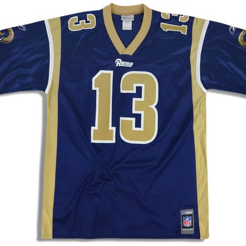 2001 ST. LOUIS RAMS WARNER #13 REEBOK JERSEY (HOME) XL