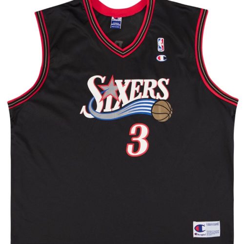 2000-02 PHILADELPHIA 76ERS IVERSON #3 CHAMPION JERSEY (AWAY) XL