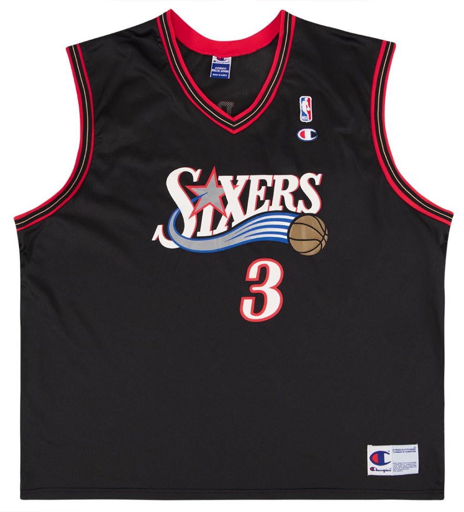 2000-02 PHILADELPHIA 76ERS IVERSON #3 CHAMPION JERSEY (AWAY) XL 1 2002 02 76ers iverson 3 champion away front 3 1 6545f505 b727 4a5c 8660 0f76fc7c61e4