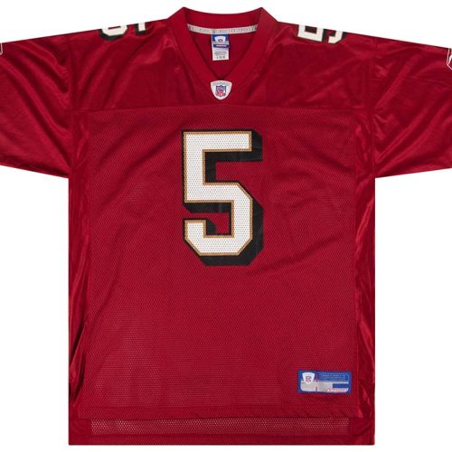 2002-03 SAN FRANCISCO 49ERS GARCIA #5 REEBOK ON FIELD JERSEY (HOME) M