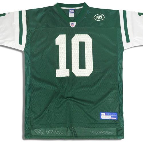 2002-04 NEW YORK JETS PENNINGTON #10 REEBOK ON FIELD JERSEY (HOME) XXL