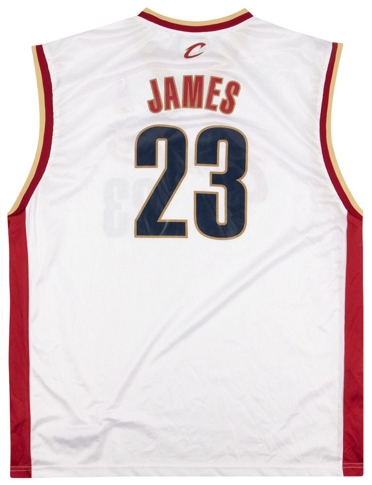 2003-06 CLEVELAND CAVALIERS JAMES #23 REEBOK JERSEY (HOME) 3XL 2 2003 06 cavs james 23 reebok home back 1 8 2ee3c5a8 686d 4fcd bbb3 f07418afbd72