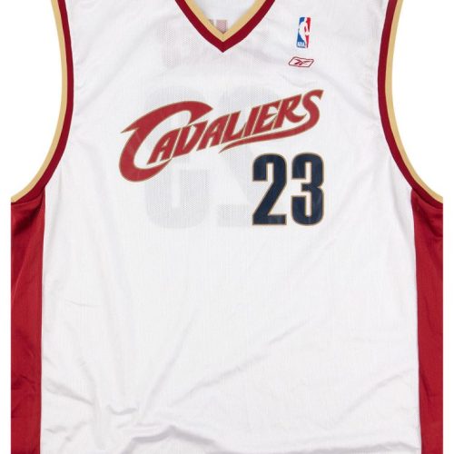 2003-06 CLEVELAND CAVALIERS JAMES #23 REEBOK JERSEY (HOME) 3XL