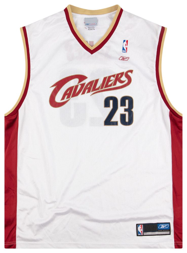 2003-06 CLEVELAND CAVALIERS JAMES #23 REEBOK JERSEY (HOME) 3XL 1 2003 06 cavs james 23 reebok home front 1 8 c7fcdf4c b343 4be2 92e5 f29c7587d82a