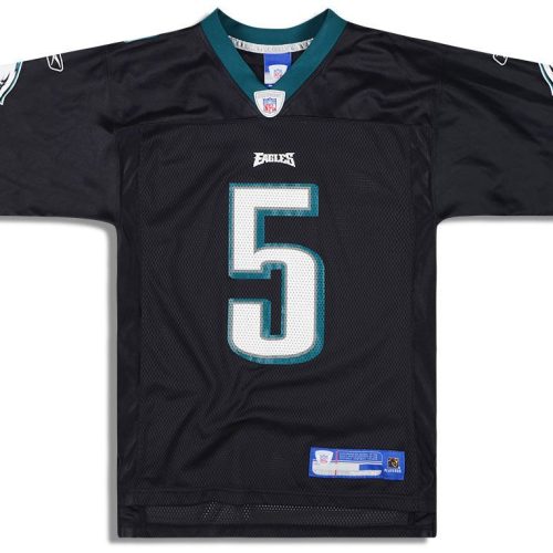 2005-06 PHILADELPHIA EAGLES McNABB #5 REEBOK ON FIELD JERSEY (ALTERNATE) L