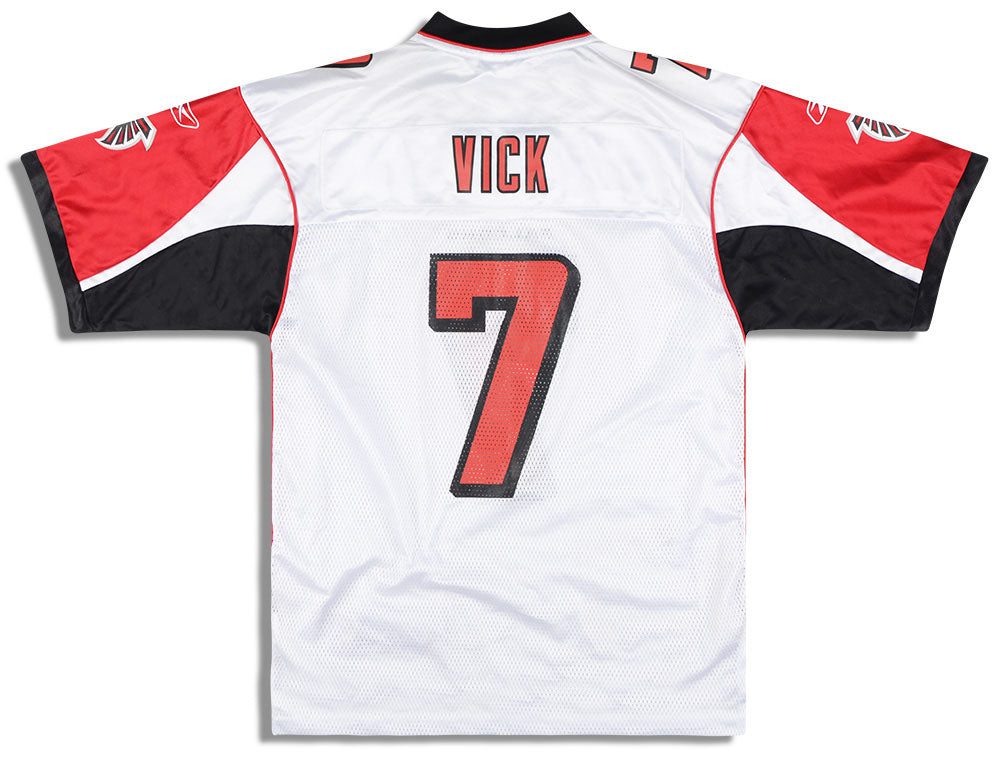 2005-06 ATLANTA FALCONS VICK #7 REEBOK ON FIELD JERSEY (AWAY) S 2 2005 06 falcons vick 7 reebok away back 3b339eb3 8075 404f b554 1fdc0131bc32