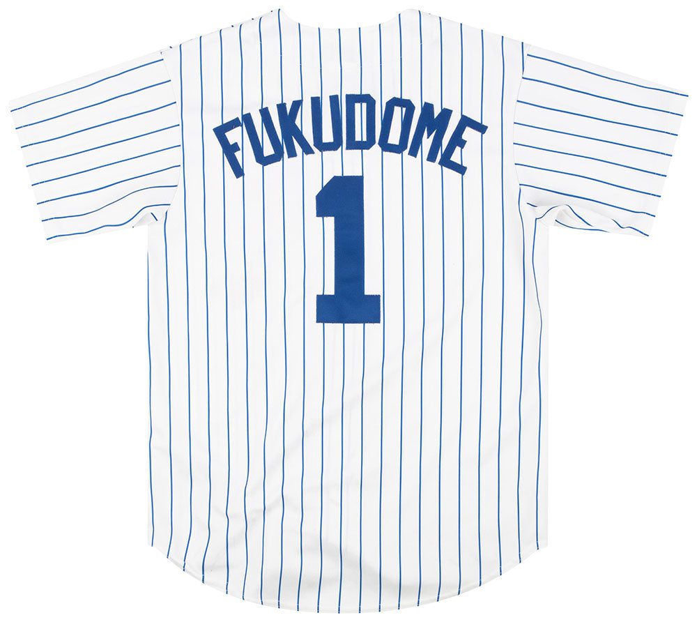 2008 CHICAGO CUBS FUKUDOME #1 MAJESTIC JERSEY (HOME) M 2 2008 cubs fukudome 1 majestic home back