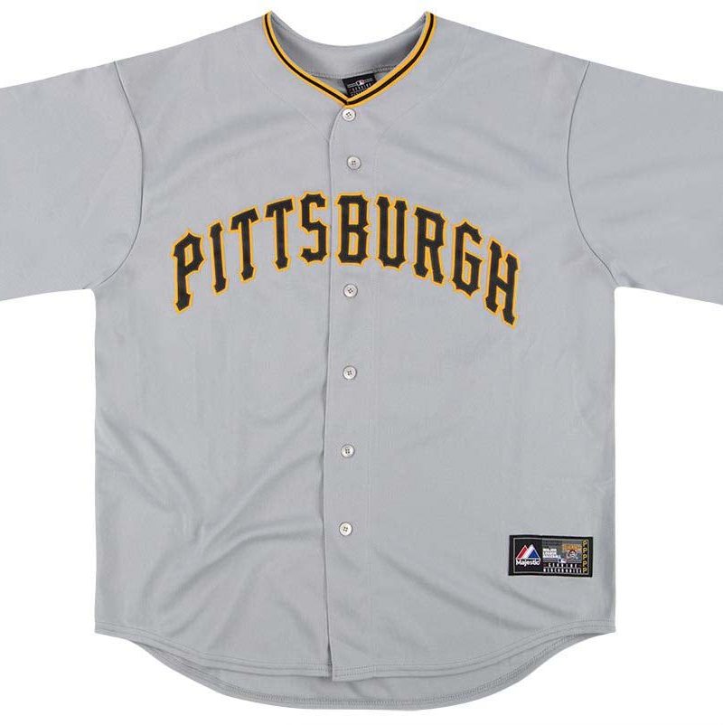 2012-13 PITTSBURGH PIRATES BURNETT #34 MAJESTIC JERSEY (AWAY) XL
