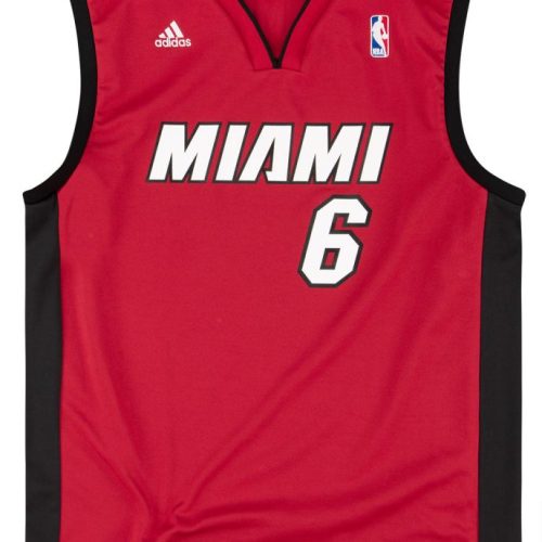 2010-14 MIAMI HEAT JAMES #6 ADIDAS JERSEY (ALTERNATE) Y