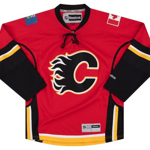 2011-17 CALGARY FLAMES REEBOK JERSEY (HOME) L
