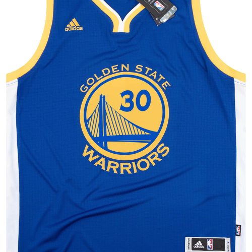 2014-17 GOLDEN STATE WARRIORS CURRY #30 ADIDAS SWINGMAN JERSEY (AWAY) L - W/TAGS