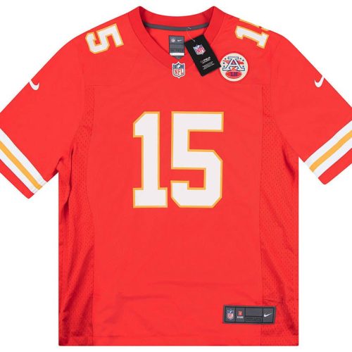 2017-23 KANSAS CITY CHIEFS MAHOMES #15 NIKE GAME JERSEY (HOME) S - W/TAGS
