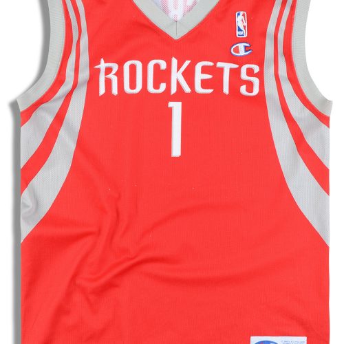 2004-10 HOUSTON ROCKETS MCGRADY #1 CHAMPION JERSEY (AWAY) M