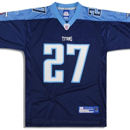 2003 TENNESSEE TITANS GEORGE #27 REEBOK ON FIELD JERSEY (HOME) S