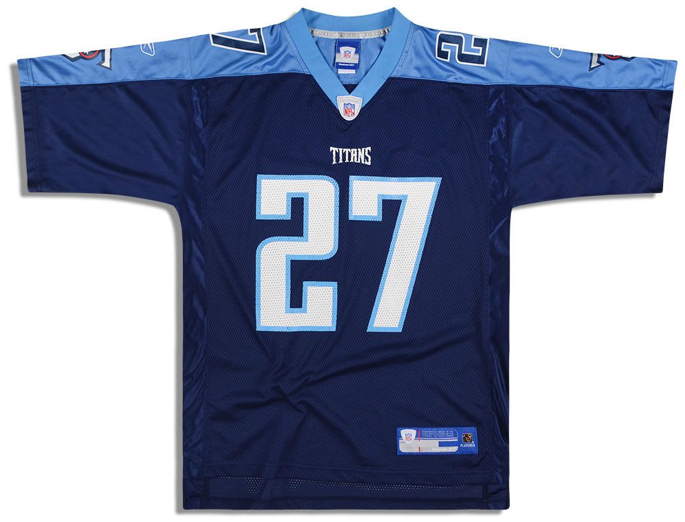 2003 TENNESSEE TITANS GEORGE #27 REEBOK ON FIELD JERSEY (HOME) S 1 21 07 2020jd0167 1 266444f4 8023 4f8e aa34 07e2c3c49144