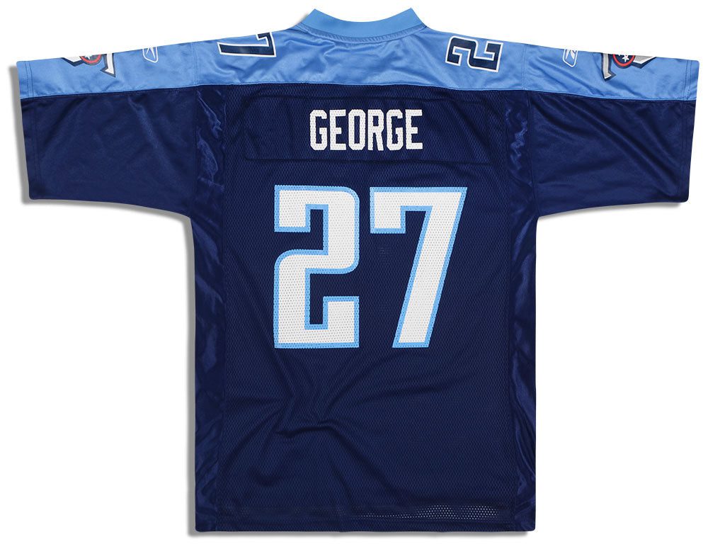 2003 TENNESSEE TITANS GEORGE #27 REEBOK ON FIELD JERSEY (HOME) M 2 21 07 2020jd0168 1 5daf5275 1f3d 43c5 838a 385434f434d0