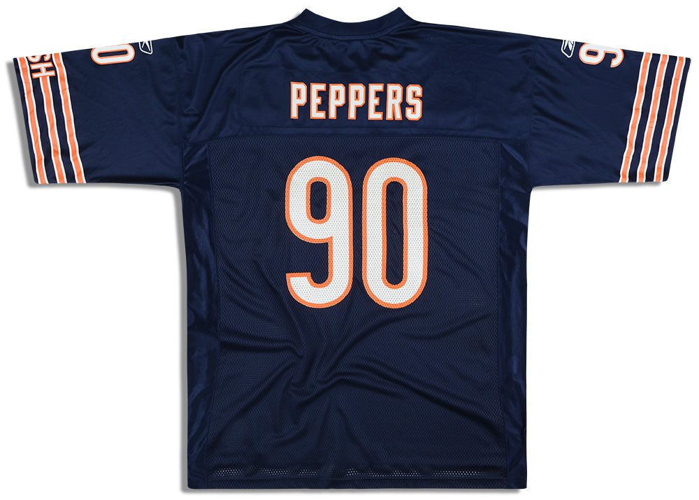 2010-11 CHICAGO BEARS PEPPERS #90 REEBOK ON FIELD JERSEY (HOME) XL 2 21 07 2020jd0172 f23a7219 55f3 42f8 9875 ee988bb0a4f6
