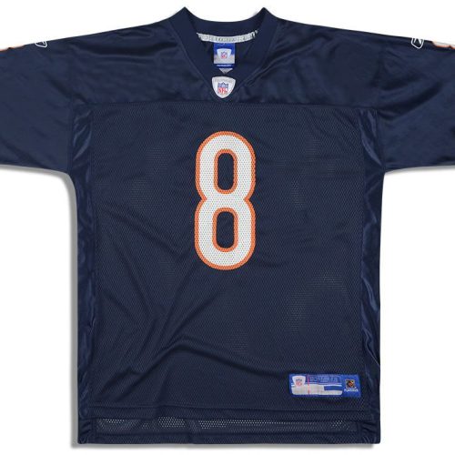 2005-06 CHICAGO BEARS GROSSMAN #8 REEBOK ON FIELD JERSEY (HOME) L