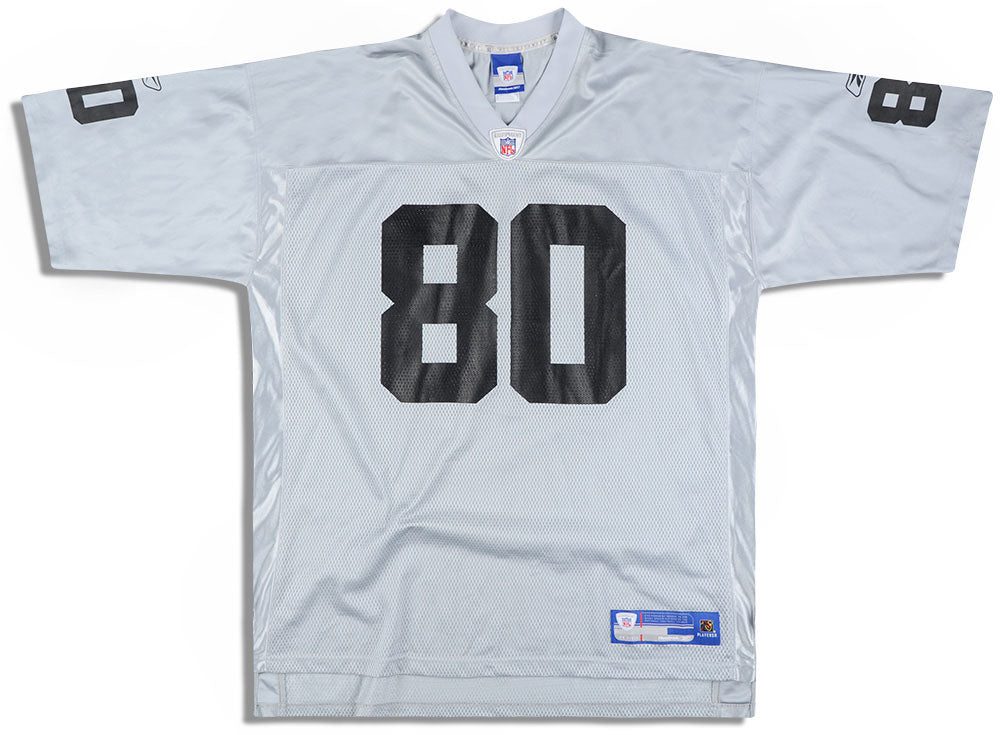 2004 OAKLAND RAIDERS RICE #80 REEBOK ON FIELD JERSEY (ALTERNATE) XL 1 21 07 2020jd0653 506b19e6 96fb 40bb b775 f43079da241f