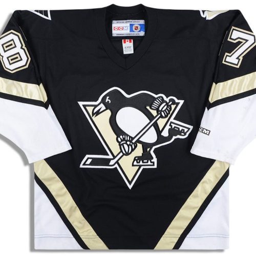 2005-07 PITTSBURGH PENGUINS CROSBY #87 CCM JERSEY (AWAY) L