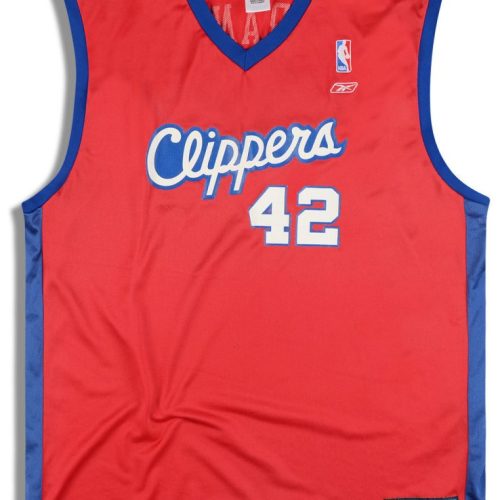 2002-06 LA CLIPPERS BRAND #42 REEBOK JERSEY (AWAY) XL