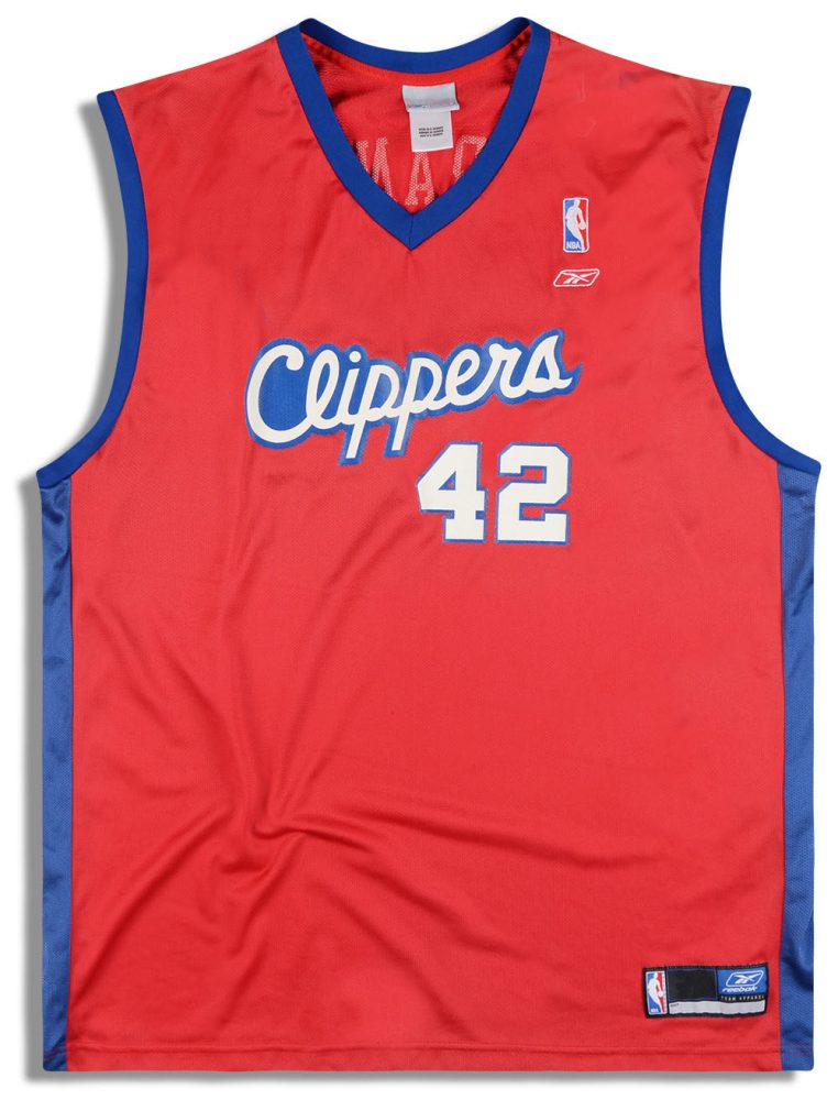 2002-06 LA CLIPPERS BRAND #42 REEBOK JERSEY (AWAY) XL 1 21 07 2020jd1024 25782a61 57d0 4a31 ac9f 6a30a26da1e4