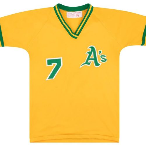 1982 OAKLAND ATHLETICS BOSETTI #7 GOODMAN JERSEY (ALTERNATE) M