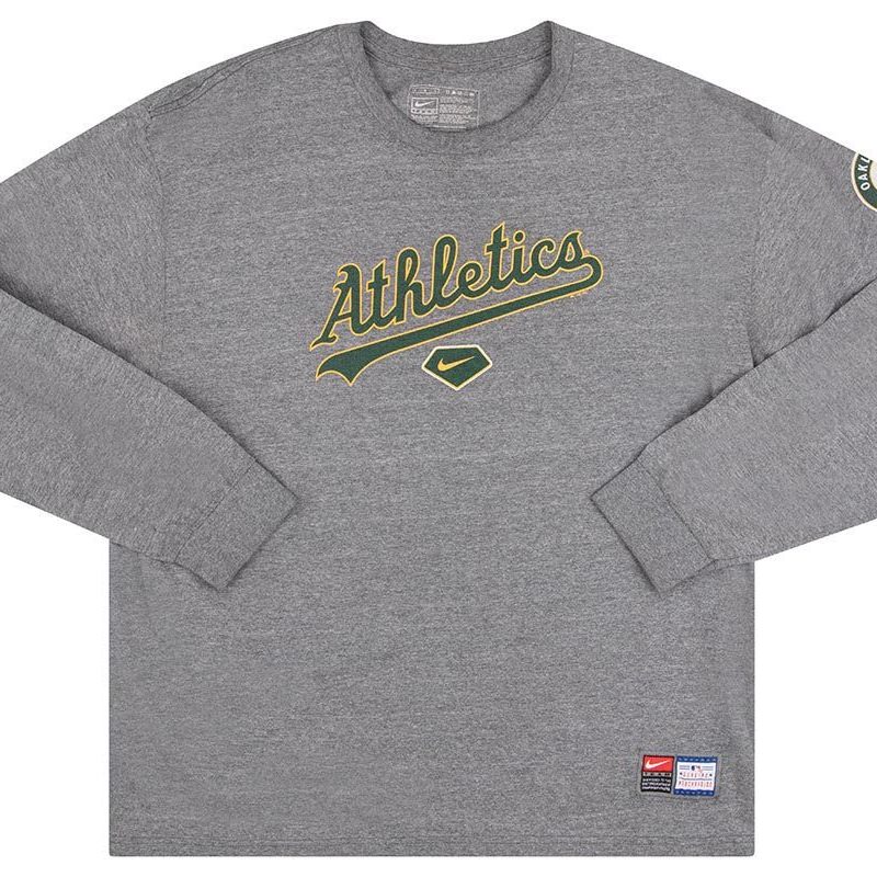 2008 OAKLAND ATHLETICS NIKE L/S TEE L