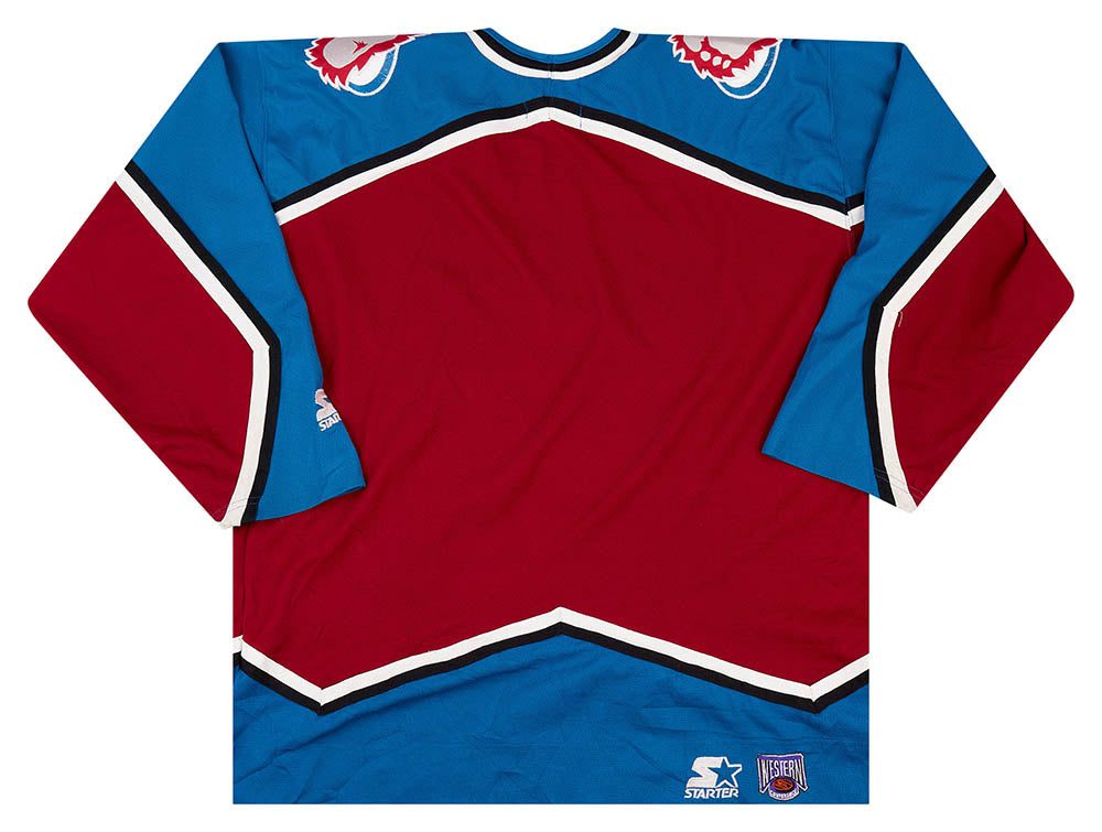 1997-99 COLORADO AVALANCHE STARTER JERSEY (AWAY) L 2 AVAA9705Back