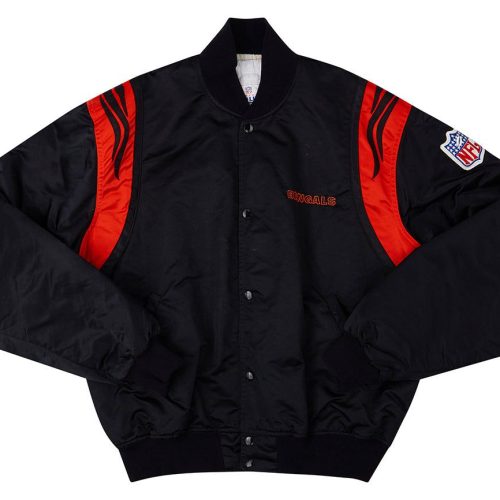 1980's CINCINNATI BENGALS STARTER SATIN VARSITY JACKET XL