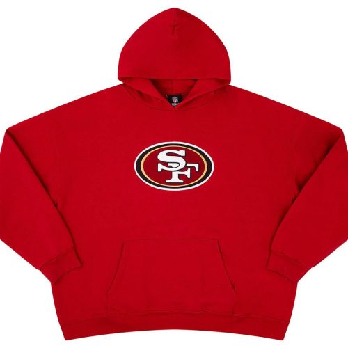 2008 SAN FRANCISCO 49ERS NFL HOODED SWEAT TOP XXL