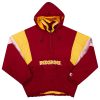 1990's WASHINGTON REDSKINS STARTER 1/2 ZIP RAIN COAT XL 5 AmericanSportsJackets 206
