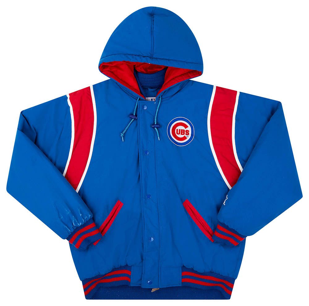 1990’s CHICAGO CUBS STARTER HOODED COAT XL 1 AmericanSportsJackets 208