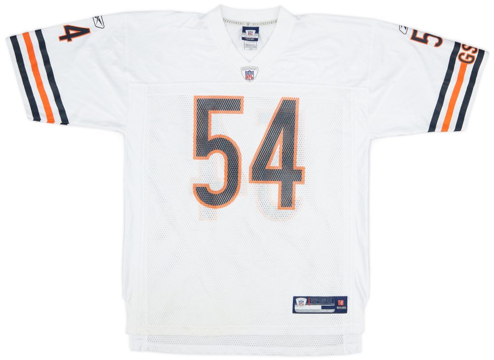 2007 CHICAGO BEARS URLACHER #54 REEBOK ON FIELD JERSEY (AWAY) L 1 BEAA0703 1