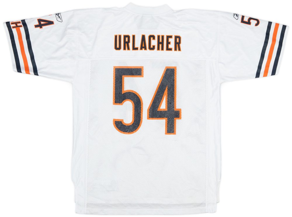 2007 CHICAGO BEARS URLACHER #54 REEBOK ON FIELD JERSEY (AWAY) L 2 BEAA0703 2