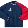 1990’s ATLANTA BRAVES STARTER WINDBREAKER JACKET S 5 BRAJ9001Front