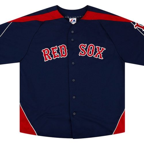 2008 BOSTON RED SOX PAPELBON #58 MAJESTIC JERSEY XL