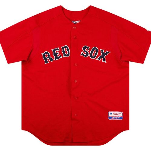2003-06 BOSTON RED SOX AUTHENTIC MAJESTIC TRAINING JERSEY XL