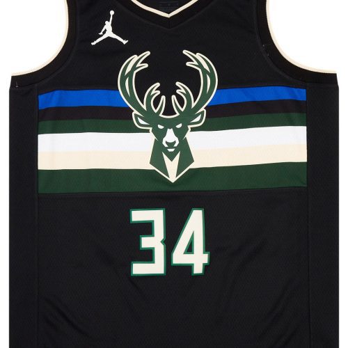 2020-22 MILWAUKEE BUCKS ANTETOKOUNMPO #34 NIKE SWINGMAN JERSEY (ALTERNATE) M - *AS NEW*