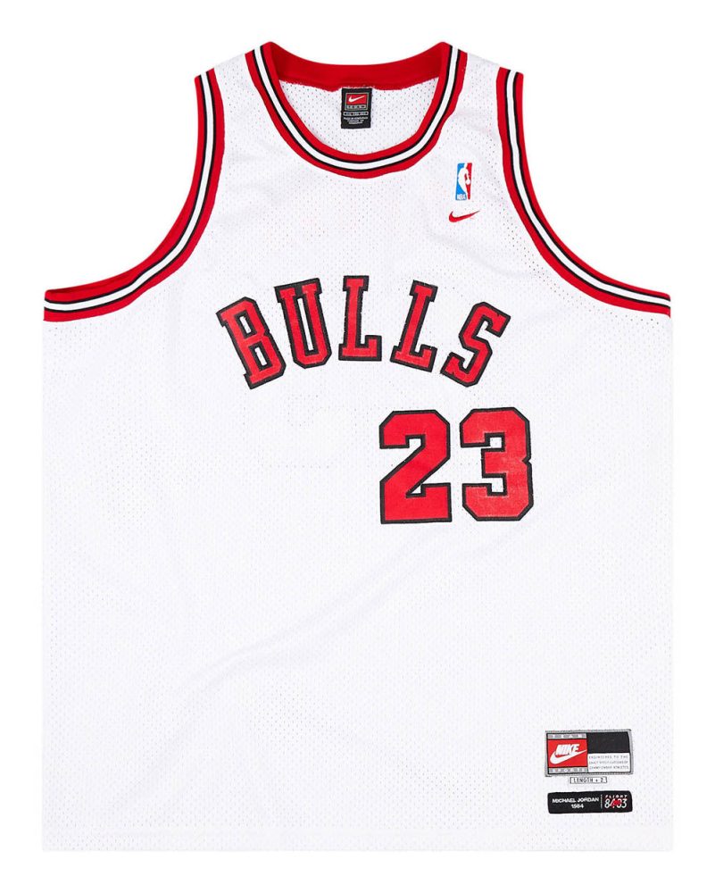 1984 CHICAGO BULLS JORDAN #23 NIKE FLIGHT 8403 SWINGMAN JERSEY (HOME) XXL 1 BULHCC06Front
