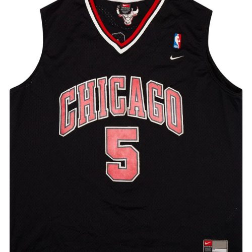 2002 CHICAGO BULLS ROSE #5 NIKE SWINGMAN JERSEY (ALTERNATE) XXL