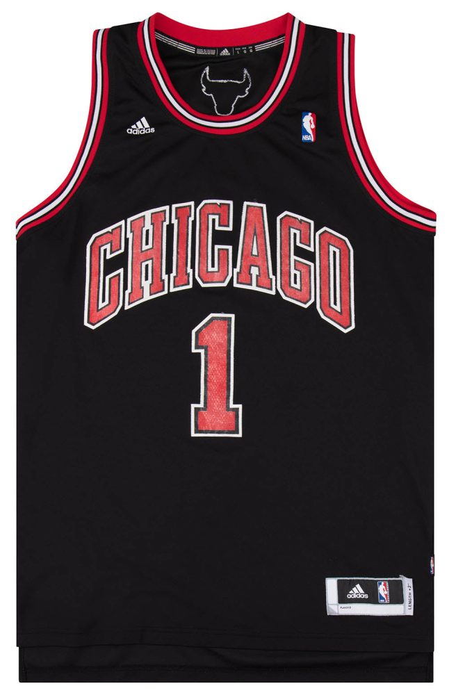2010-14 CHICAGO BULLS ROSE #1 ADIDAS SWINGMAN JERSEY (ALTERNATE) L 1 BULT1013Front