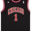 2010-14 CHICAGO BULLS ROSE #1 ADIDAS JERSEY (ALTERNATE) M 4 BULT1014Front