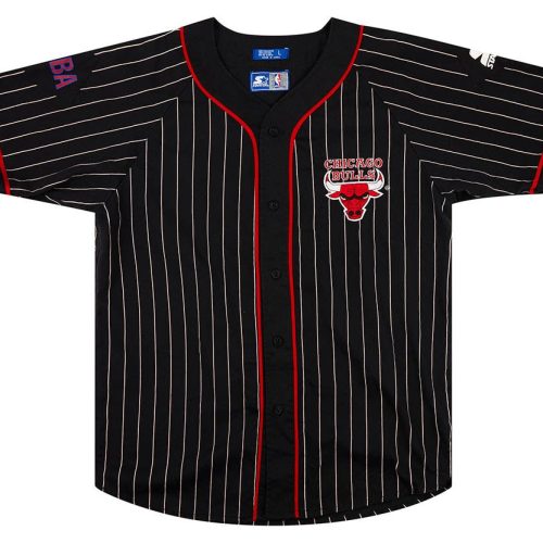 1990’s CHICAGO BULLS STARTER BASEBALL JERSEY L