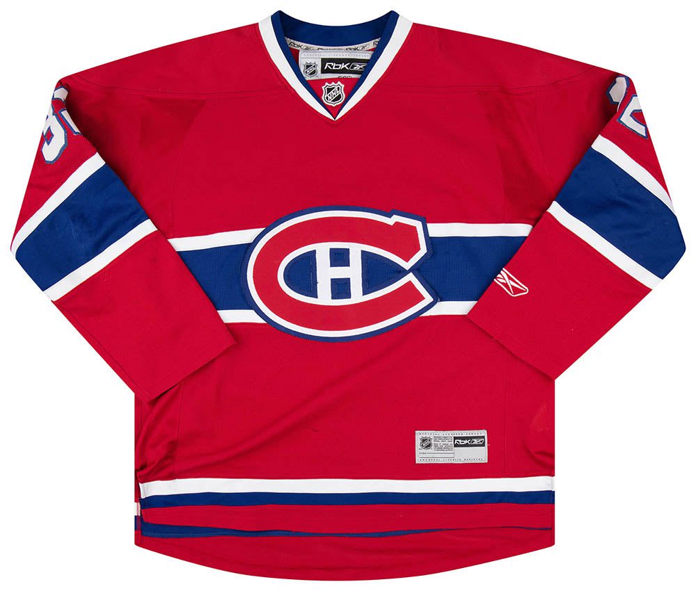 2007-08 MONTREAL CANADIENS STREIT #32 REEBOK JERSEY (HOME) XL 1 CANH0707Front