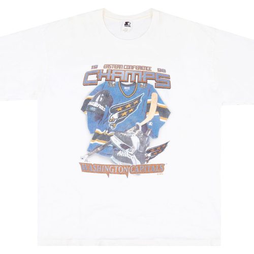 1998 WASHINGTON CAPITALS EASTERN CONFERENCE CHAMPS STARTER GRAPHIC TEE XL